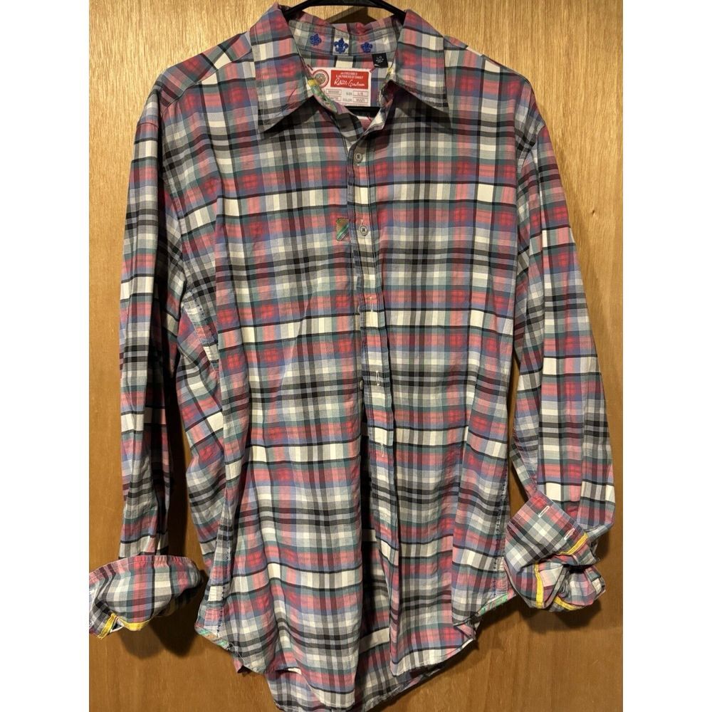 Robert‎ Graham Mens Large Long Sleeve Button Up